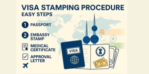 visa stamping procedure