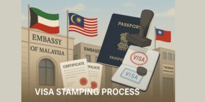 visa stamping porcess