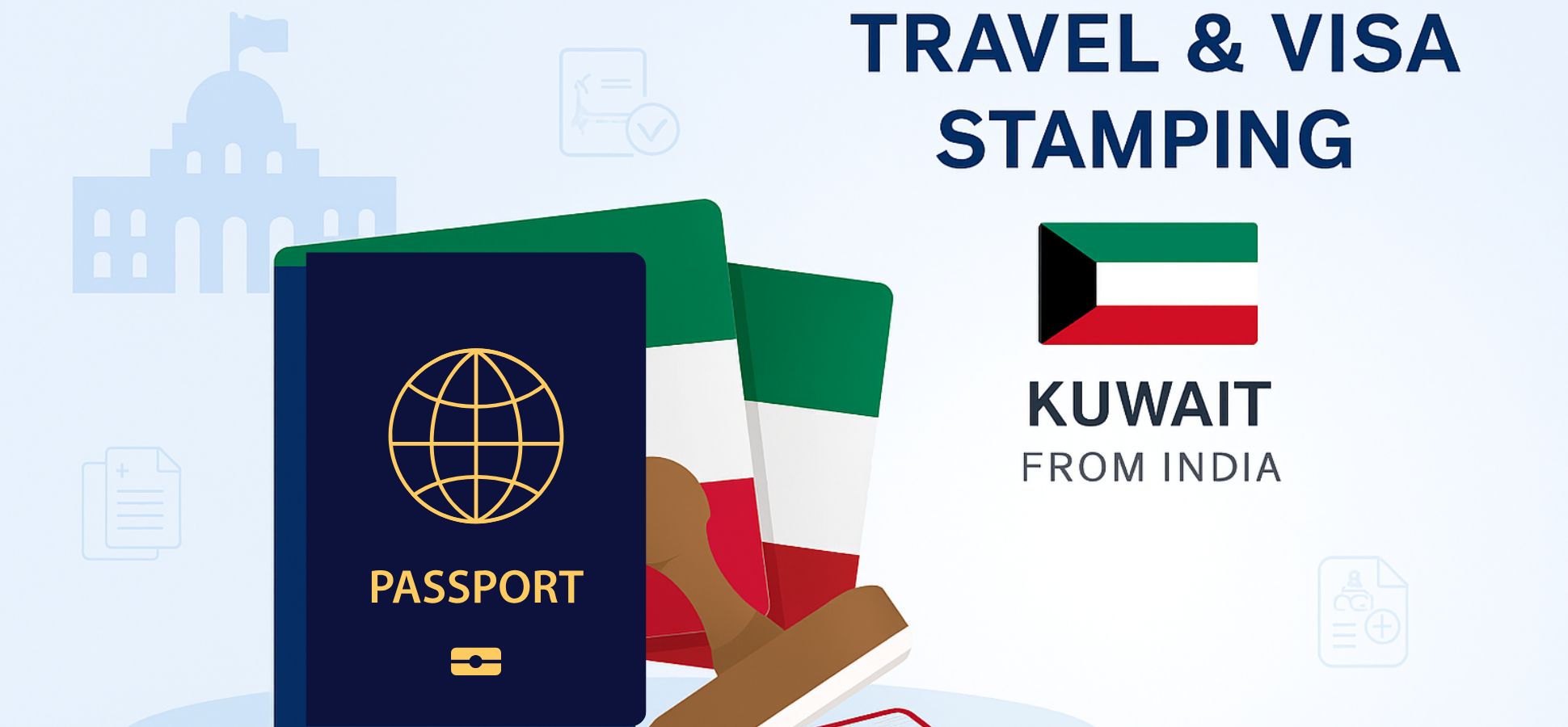 kuwait visa stamping