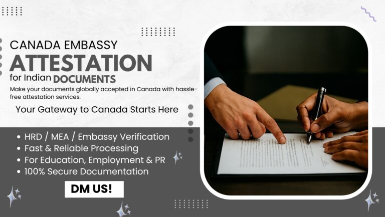 Canada Embassy Attestation