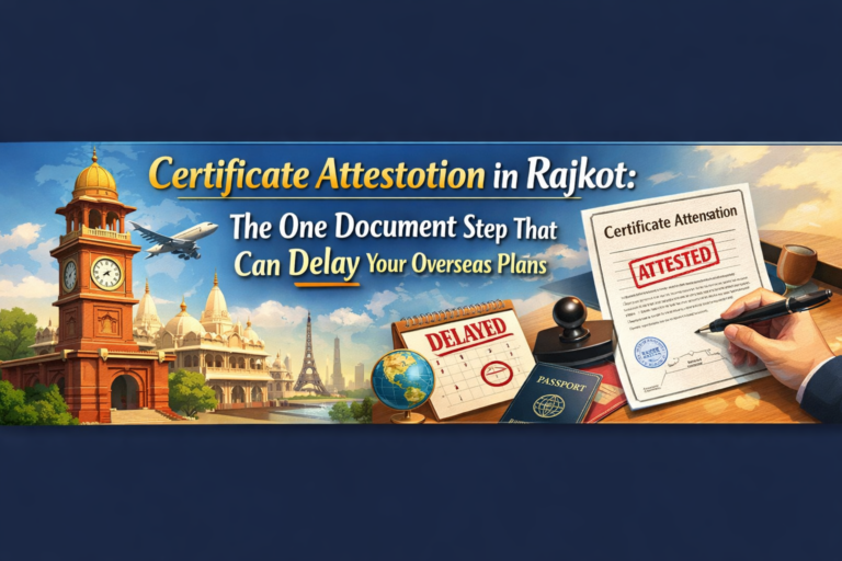certificate attestation in rajkot
