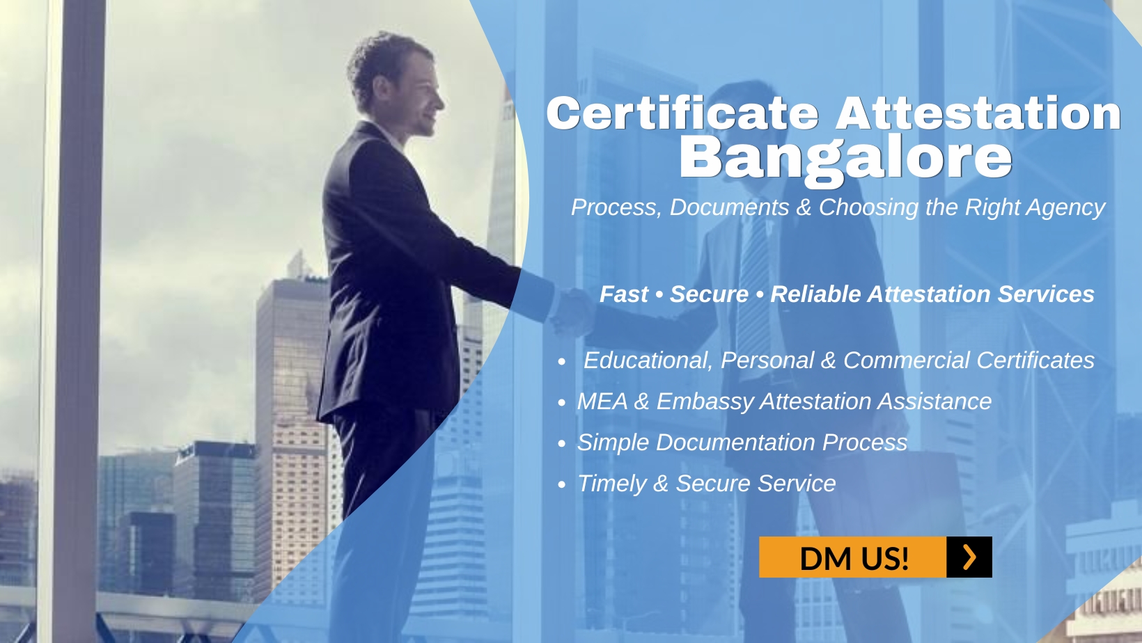 Certificate Attestation in Bangalore